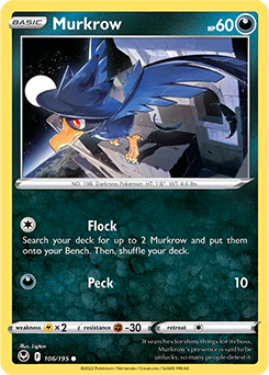 Murkrow Silver Tempest 106/195
