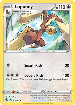 Lopunny Silver Tempest 145/195