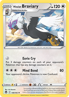 Hisuian Braviary Silver Tempest 149/195