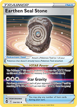 Earthen Seal Stone Silver Tempest 154/195