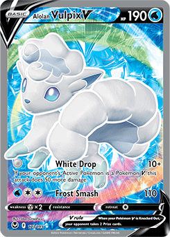 Alolan Vulpix V Silver Tempest 173/195