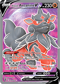 Hisuian Arcanine V Silver Tempest 179/195