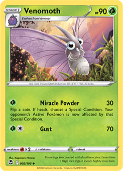 Venomoth Silver Tempest 2/195