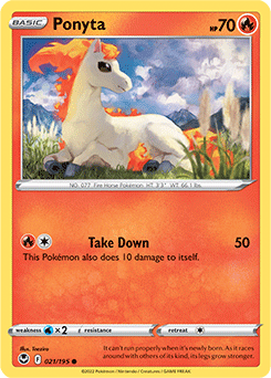 Ponyta Silver Tempest 21/195