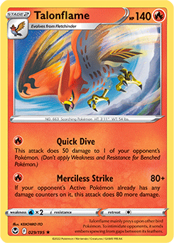 Talonflame Silver Tempest 29/195