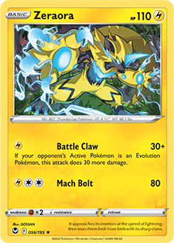 Zeraora Silver Tempest 56/195