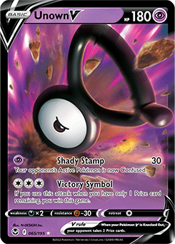 Unown V Silver Tempest 65/195