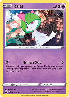 Ralts Silver Tempest 67/195