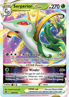 Serperior VSTAR Silver Tempest 8/195