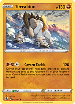 Terrakion Silver Tempest 97/195