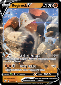 Regirock V Sword & Shield 104/202