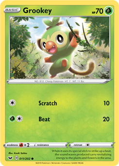 Grookey Sword & Shield 11/202