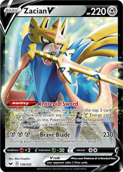 Zacian V Sword & Shield 138/202