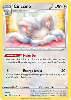 Cinccino Sword & Shield 147/202