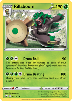 Rillaboom Sword & Shield 15/202