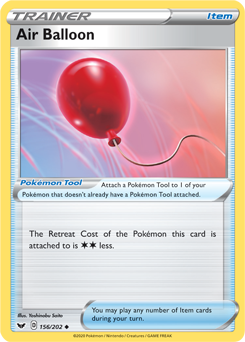 Air Balloon Sword & Shield 156/202