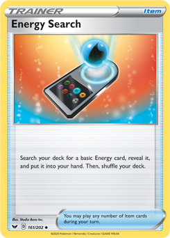 Energy Search Sword & Shield 161/202