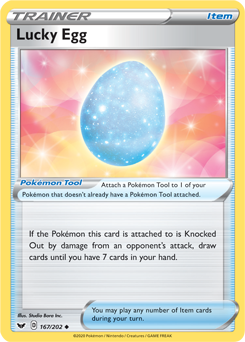 Lucky Egg Sword & Shield 167/202