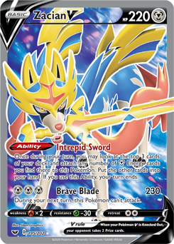 Zacian V Sword & Shield 195/202