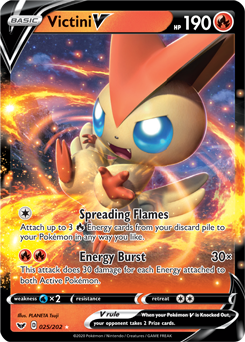 Victini V Sword & Shield 25/202
