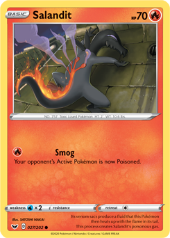 Salandit Sword & Shield 27/202