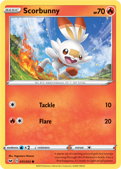 Scorbunny Sword & Shield 31/202