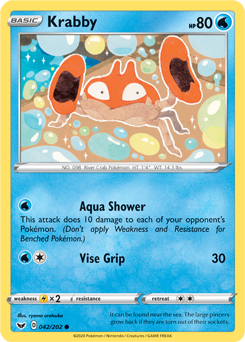 Krabby Sword & Shield 42/202