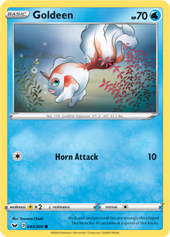 Goldeen Sword & Shield 45/202