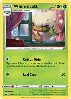 Whimsicott Sword & Shield 6/202