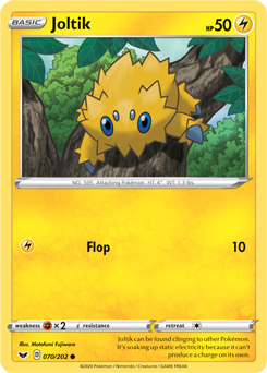 Joltik Sword & Shield 70/202