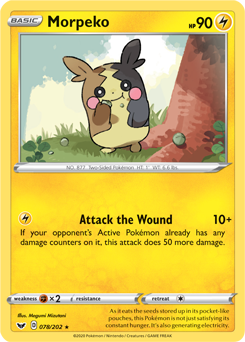 Morpeko Sword & Shield 78/202
