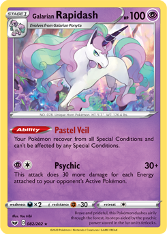 Galarian Rapidash Sword & Shield 82/202