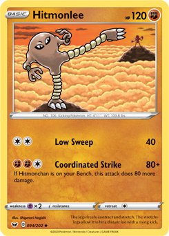 Hitmonlee Sword & Shield 94/202