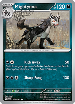 Mightyena Temporal Forces 106/162