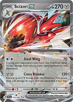 Scizor EX Temporal Forces 111/162