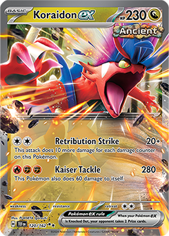 Koraidon EX Temporal Forces 120/162