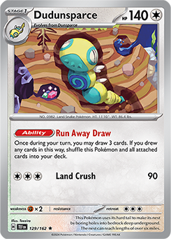 Dudunsparce Temporal Forces 129/162