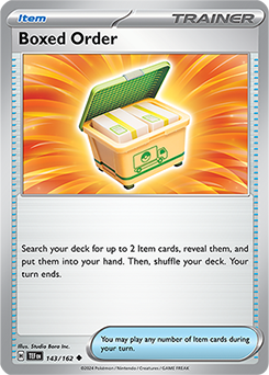 Boxed Order Temporal Forces 143/162