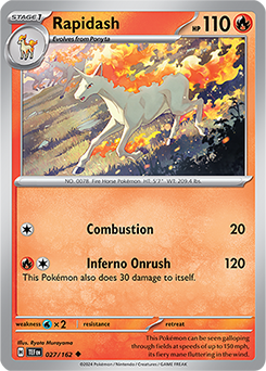 Rapidash Temporal Forces 27/162