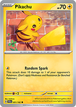 Pikachu Temporal Forces 51/162