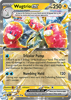 Wugtrio EX Temporal Forces 60/162
