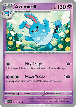 Azumarill Temporal Forces 65/162