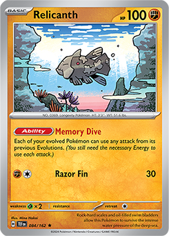 Relicanth Temporal Forces 84/162