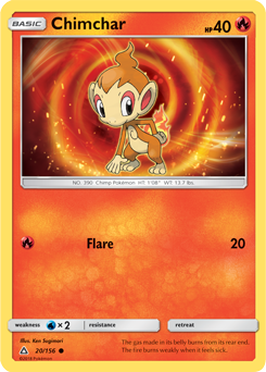 Chimchar Ultra Prism 20/156
