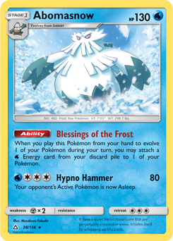 Abomasnow Ultra Prism 38/156