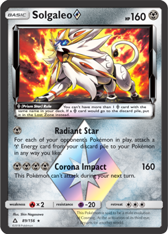 Solgaleo Prism Star Ultra Prism 89/156