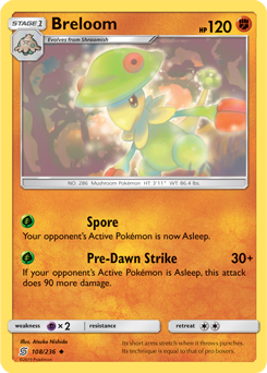 Breloom Unified Minds 108/236