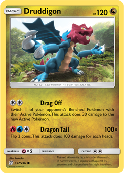 Druddigon Unified Minds 157/236