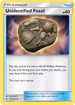 Unidentified Fossil Unified Minds 210/236