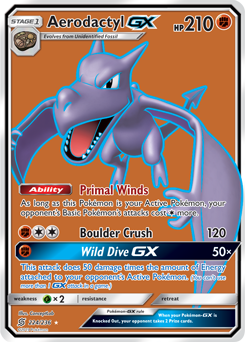 Aerodactyl GX Unified Minds 224/236